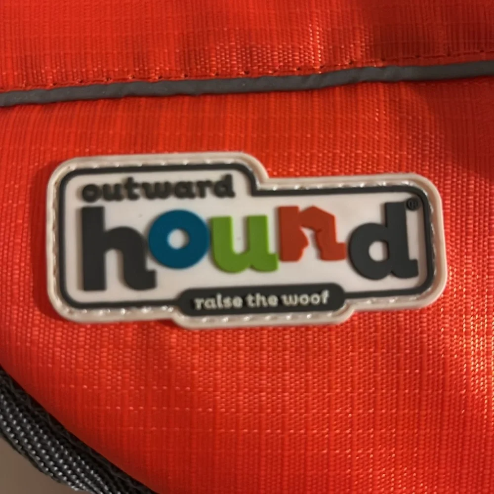 💐NWOT Outward Hound Orange Dog Life Jacket